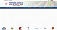 Desktop Screenshot of prashantsurveys.com